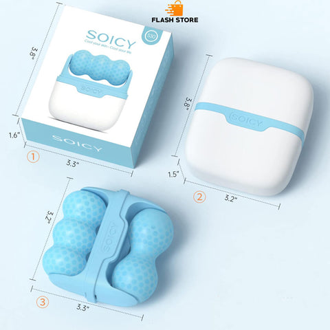2 In 1 Ice Roller Face Massager