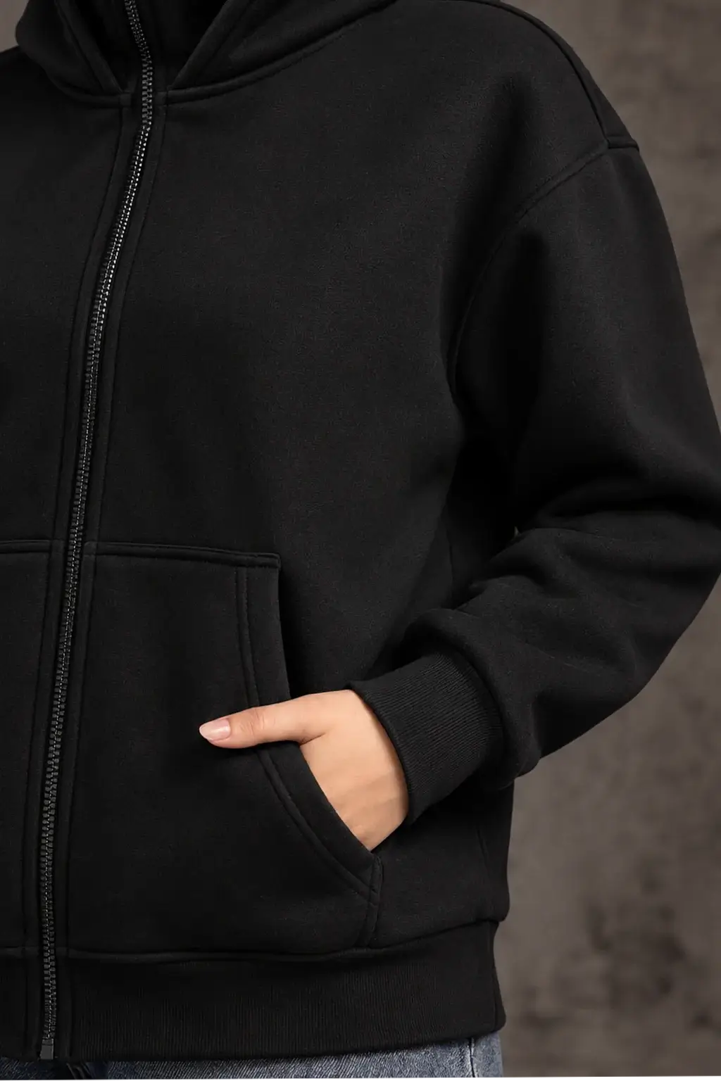 Balaclava Ninja Zipper Hoodie Jacket for Women