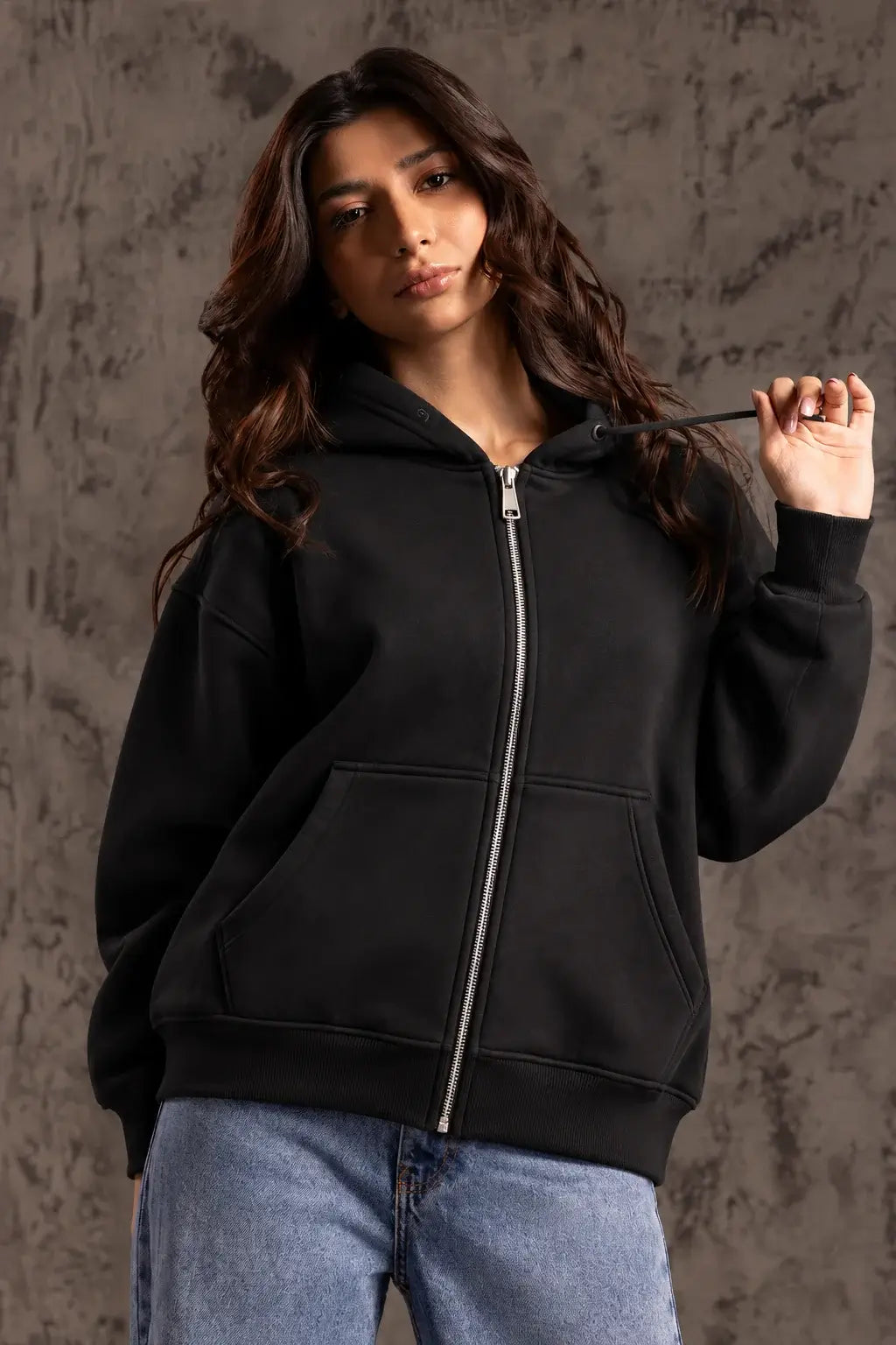 Balaclava Ninja Zipper Hoodie Jacket for Women