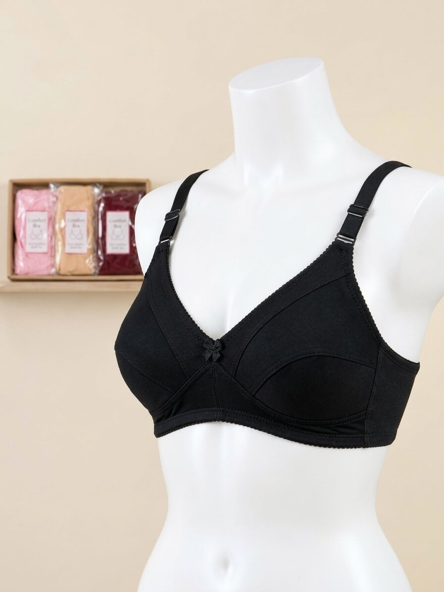 Elora Classic Cotton Comfort Bra for Women