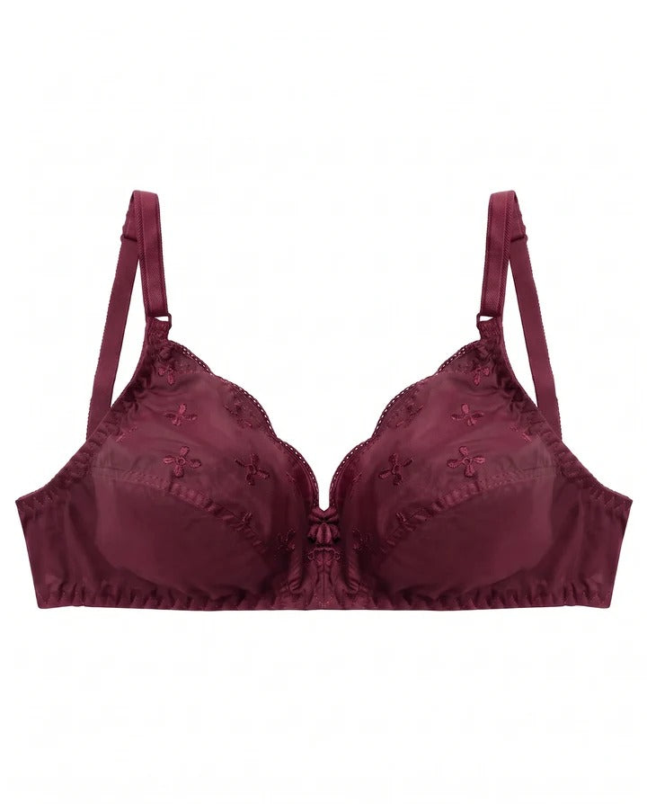 Floral Whisper Non-Padded Wireless Daily Wear Bra