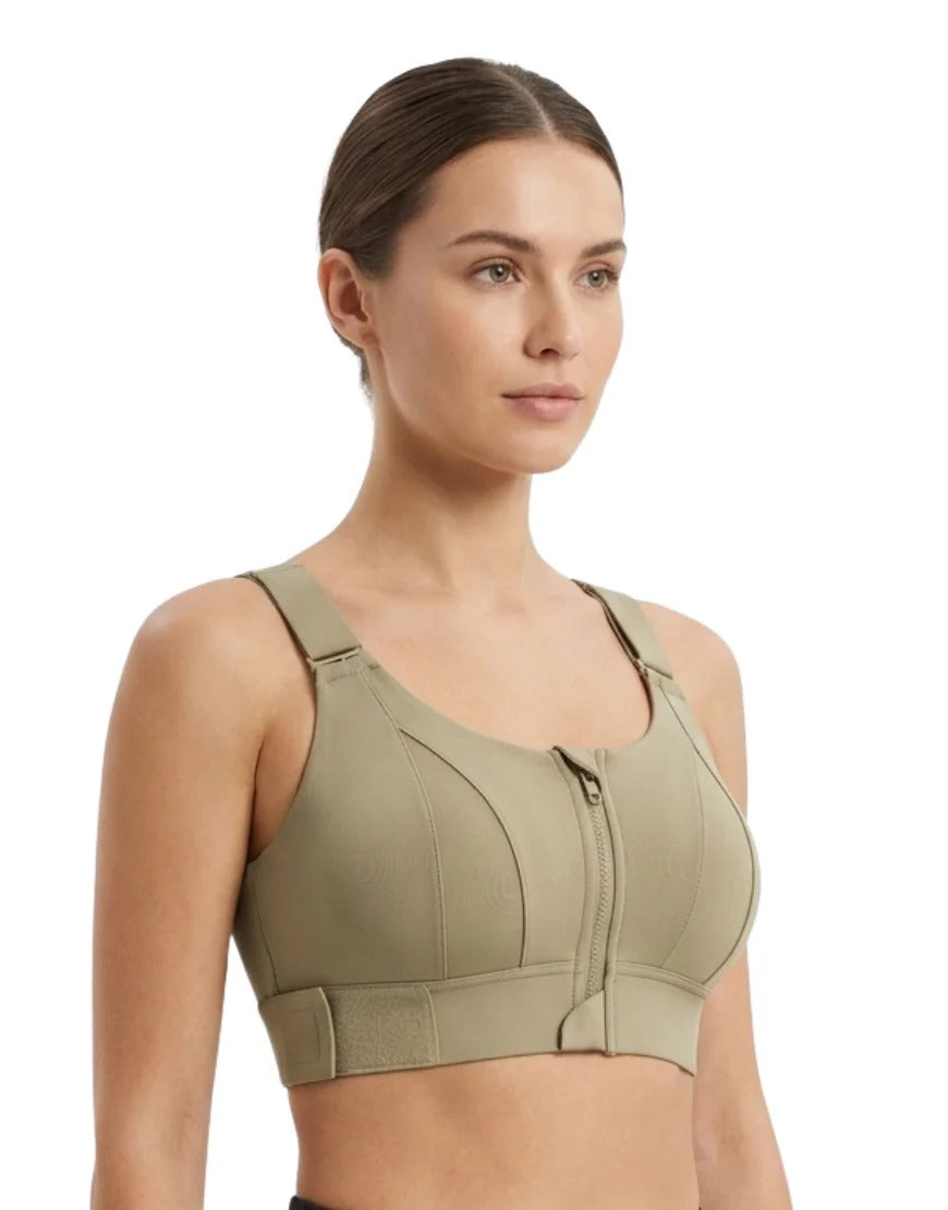 Premium Front Closure Padded High-Impact Sports Bra